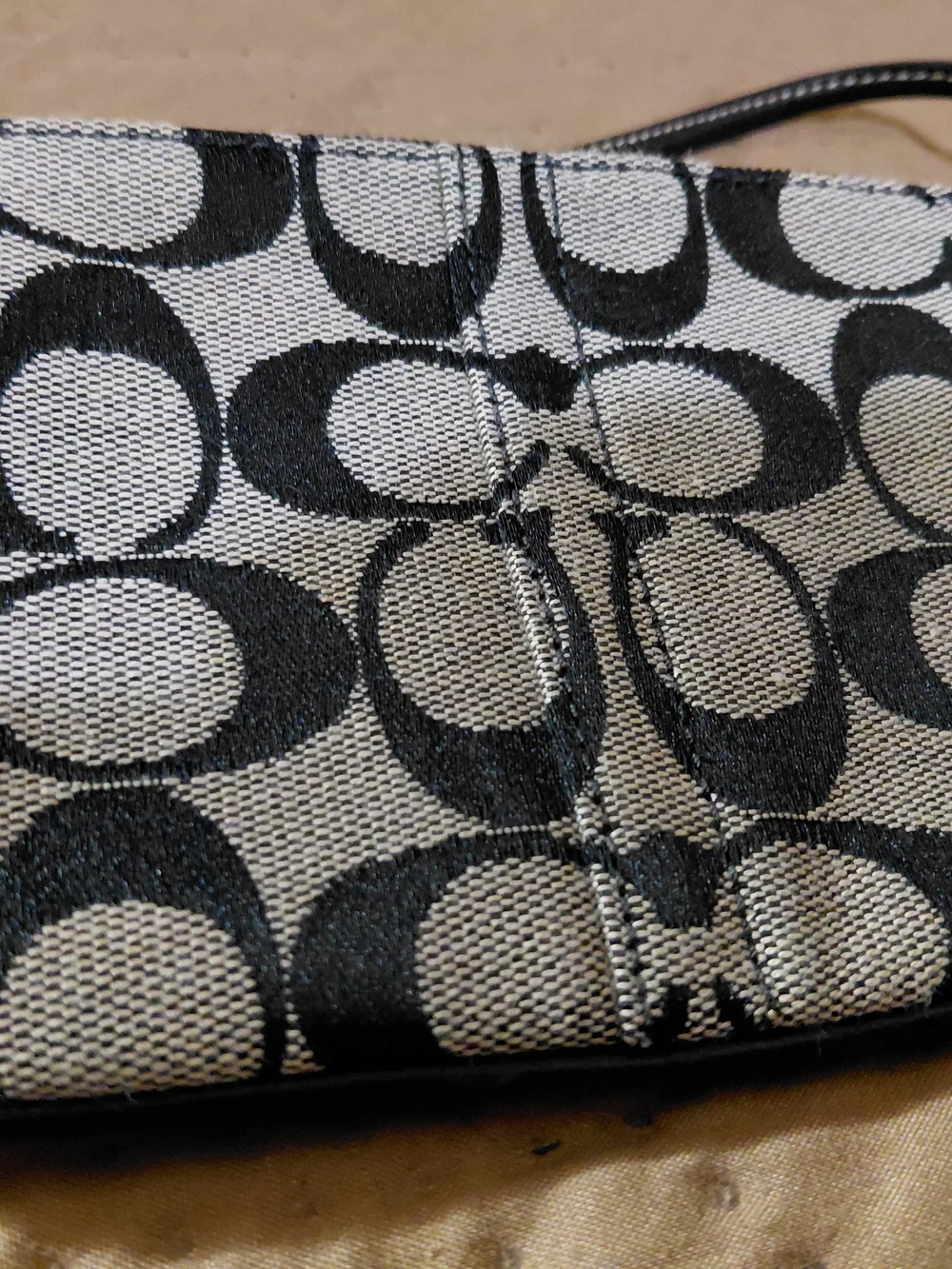 Coach wristlet signature